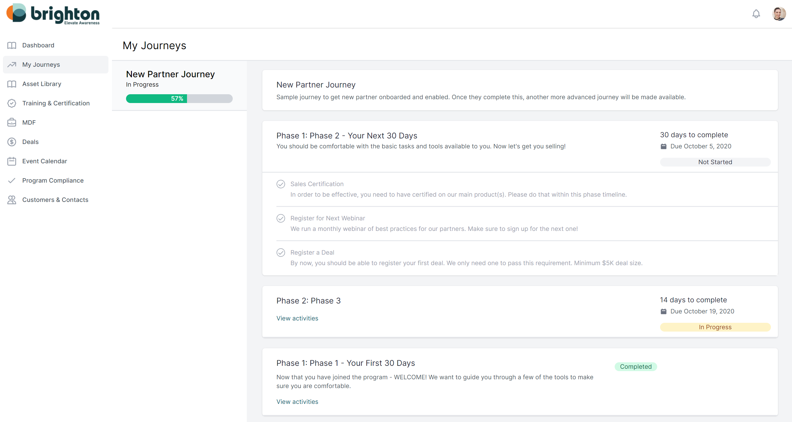 screenshot of Impartner PRM
